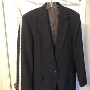 Haggar Men's Blue Blazer 38R - See Measurements